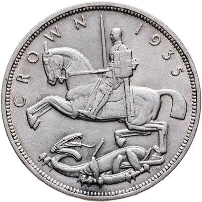 купить Великобритания 1 крона (crown) 1935 "25 лет правления Короля Георга V"