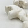 Купить Набор из пяти фигурок слонов, мрамор, резьба, СССР, 1970-1990 гг.