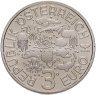 Купить Австрия 3 евро 2023 Легенды океана - Каменистые кораллы