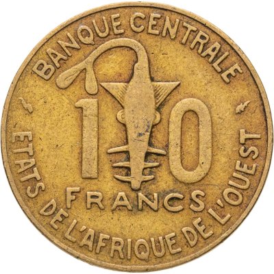 купить Западная Африка (BCEAO) 10 франков (francs) 1987 "ФАО"