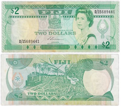 Купить Фиджи 2 доллара 1988 (Pick 87a)