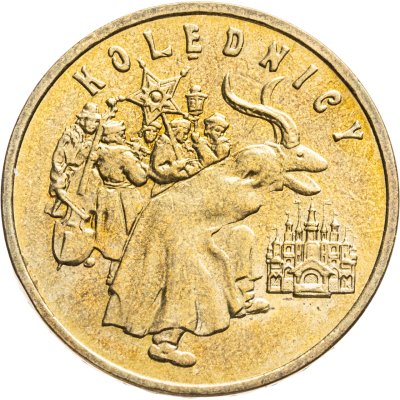 купить Польша 2 злотых (zlote) 2001 "Ритуалы Польши - Коляда"