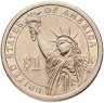 Купить США 1 dollar (доллар) 2007 "Томас Джефферсон (3-й президент США)", знак монетного двора "D" - Денвер