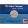 Купить Австрия 5 евро (euro) 2005 "100 лет лыжному спорту" в буклете