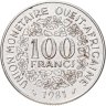 Купить Западная Африка (BCEAO) 100 франков (francs) 1981