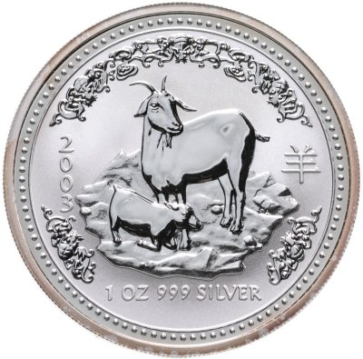 купить Австралия 1 доллар 2003 "Восточный календарь - год козы"