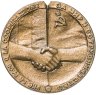 Купить Медаль "За мир и сотрудничество. СССР-Италия.Встреча Горбачева и Косига, Рим 1 декабря 1989"