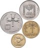 Купить Израиль набор монет для обращения 1960-1980 (4 штуки)