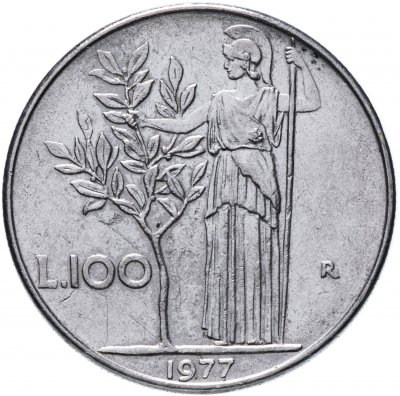 купить Италия 100 Лир 1977 г.