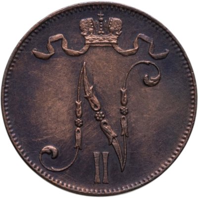 купить 5 пенни (pennia) 1916 Российская Финляндия
