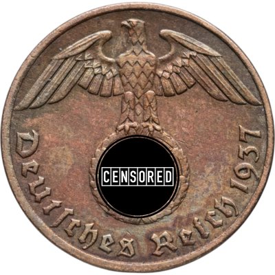 купить Германия (Третий рейх) 1 рейхспфенниг (reichspfennig) 1937 A