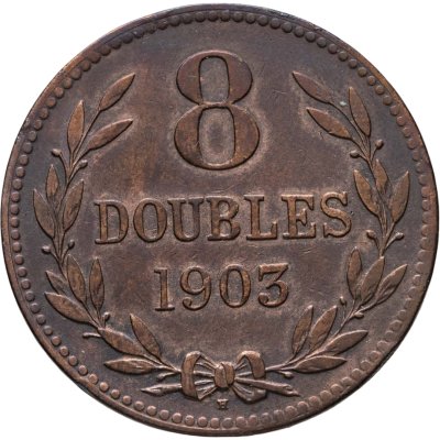 купить Гернси 8 дублей (doubles) 1903