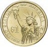 Купить США 1 доллар 2010 D "15-ый Президент США - Джеймс Бьюкенен"