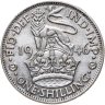 Купить Великобритания 1 шиллинг (shilling) 1946  Английский шиллинг - лев, стоящий на короне