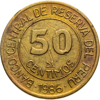 купить Перу 50 сентимо (centimos) 1986