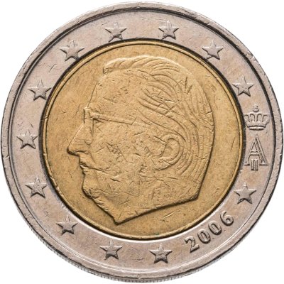 купить Бельгия 2 евро 2006