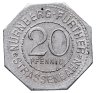 Купить Германия "Нюрнберг" 20 пфеннигов 1921 "Альбрехт Дюрер" трамвайный жетон, нотгельд