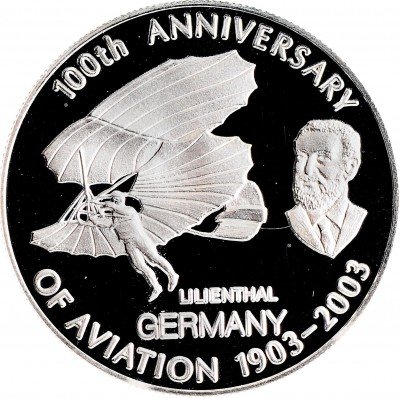 Купить Конго 10 франков 2008 "100 лет празднования авиации Англии - Германия"