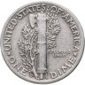 Купить США 10 центов (дайм, one dime) 1937 D Mercury Dime знак монетного двора: "D" - Денвер