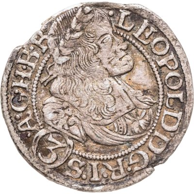 купить Австрия 3 крейцера 1668