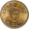 Купить Свазиленд 5 эмалангени (emalangeni) 1999 "25 лет Центральному банку" Мсвати III