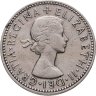 Купить Великобритания 1 шиллинг (shilling) 1957  Английский герб - 3 льва внутри коронованного щита