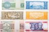 Купить Бразилия набор из 6 банкнот 1, 2, 5, 10, 100 крузейро 1944-1990