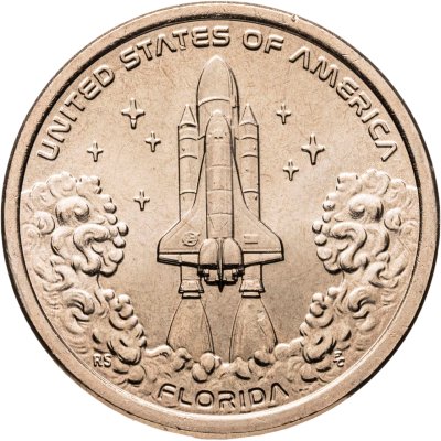 купить США 1 доллар 2025 D Американские инновации - Спейс шаттл (Флорида)