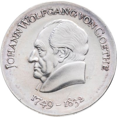 купить Германия (ГДР) 20 марок (mark) 1969 "220 лет со дня рождения Иоганна Вольфганга фон Гёте"