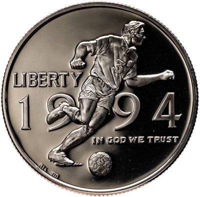 купить США 50 центов (1/2 доллара, half dollar) 1994 World Cup (чемпионат мира по футболу 1994 в США)