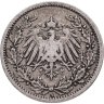 Купить Германия 1/2 марки 1906, знак монетного двора: "A" - Берлин