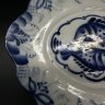 Купить Набор из двух сервировочных блюд "Рыбы", фарфор, роспись, Объединение «Гжель», СССР, 1986-1991 гг.