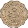 Купить Гонконг Британский 20 центов (cents) 1990, королева средних лет