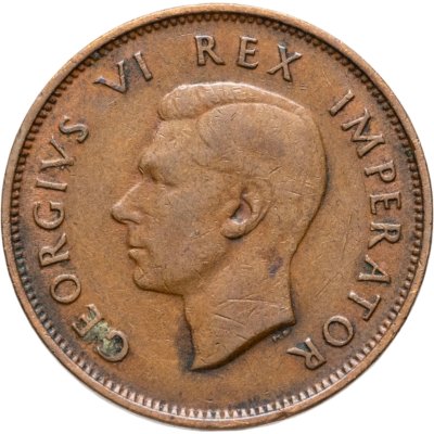купить ЮАР 1/2 пенни (penny) 1942
