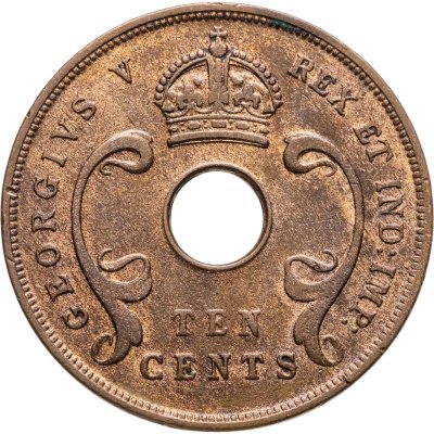 купить Британская Восточная Африка 10 центов (cents) 1922