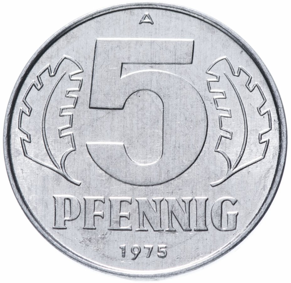 купить ГДР 5 пфеннигов (pfennig) 1975 А