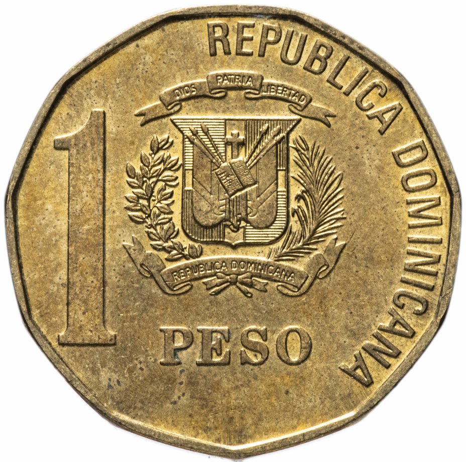 купить Доминикана 1 песо (peso) 2008-2016