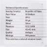Купить Палау 10 долларов 2011 "Священное искусство святые окна - Базилика Святого Петра Рим" в футляре, с сертификатом