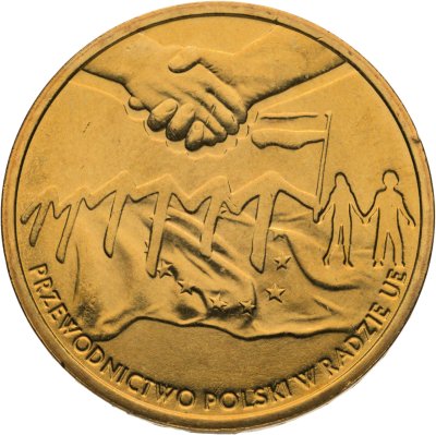 купить Польша 2 злотых 2011 "Председательство Польши в Совете Евросоюза"