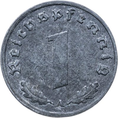 купить Германия, Третий Рейх 1 рейхспфенниг 1943 "А"