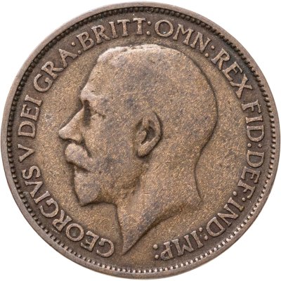 купить Великобритания 1/2 пенни (penny) 1912