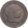 Купить Испания 2 1/2 сентимо (centimos) 1867