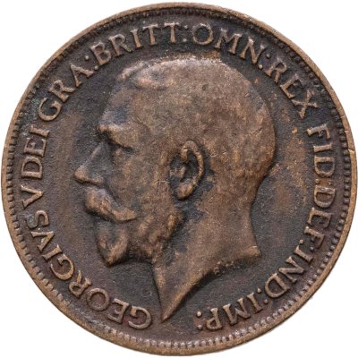 купить Великобритания 1 фартинг (farthing) 1915