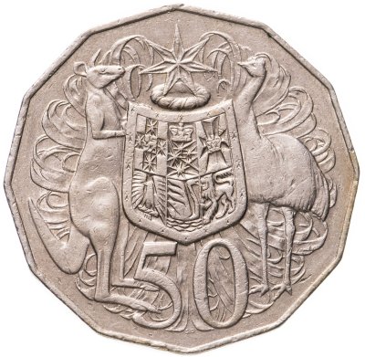купить Австралия 50 центов (cents) 1979