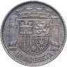 Купить Испания 1 песета (peseta) 1933, 34 внутри звезд