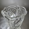 Купить Ваза с геометрическим декором, хрусталь, алмазная грань, СССР, 1970-1990 гг.