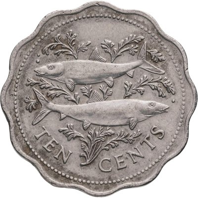купить Багамы 10 центов (cents) 2005