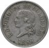 Купить Колумбия 5 сентаво (centavos) 1886