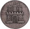 Купить Германия, Гамбург 1 дрейлинг (dreiling) 1855