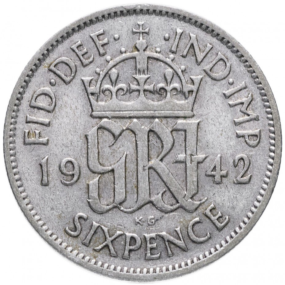 купить Великобритания 6 пенсов 1942